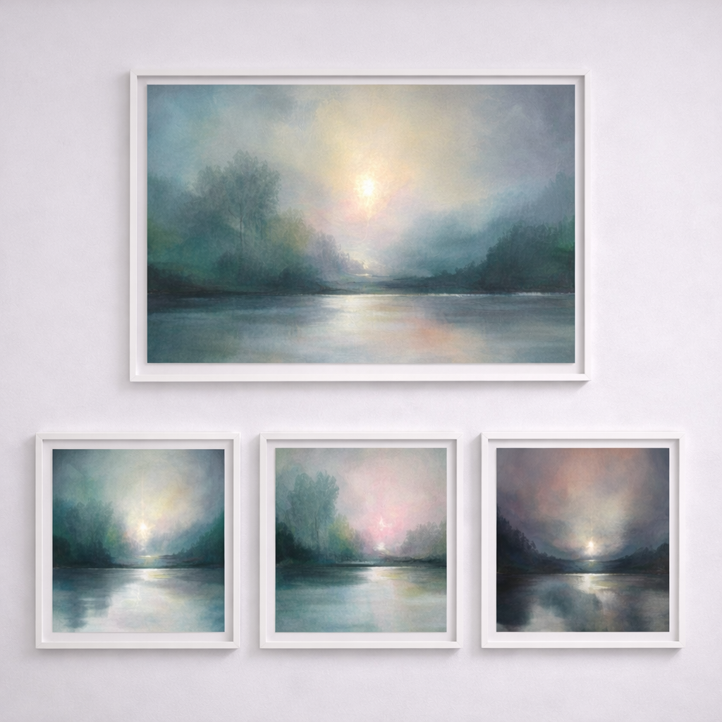 Calm Waterlight Landscape Prints